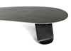 Chrysalis No. 1 Low Table in Blackened Stainless Steel with Polished Edges by WYETH, Made to Order