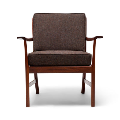 Mahogany Lounge Arm Chair by Ole Wanscher for A.J. Iversen