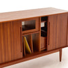 Teak Tambour Sideboard by Johannes Aasbjerg, 1960s