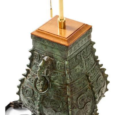 Archaic Bronze Lamp