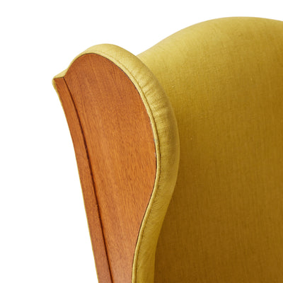 Solid Oak Reading Chair from Denmark, 1960s