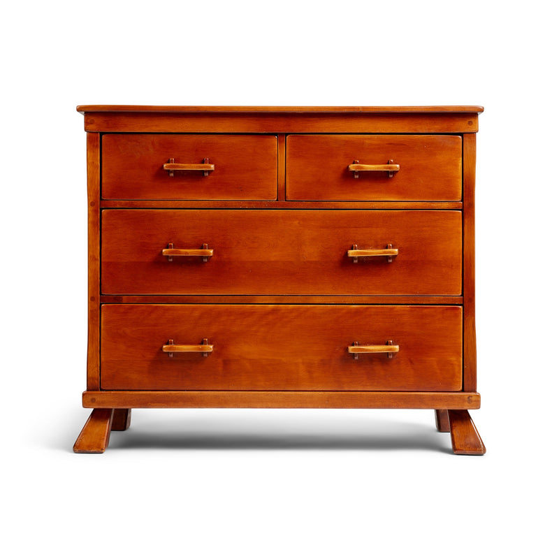 Solid Birch Drawer Cabinet for Cushman, 1933