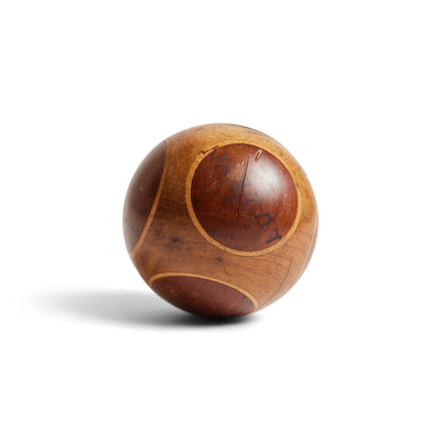 Antique Wooden Ball from Switzerland