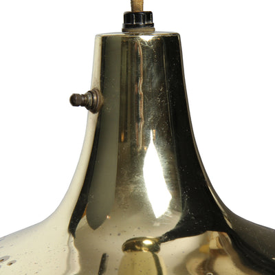 Retractable Height Brass Pendant for Lightolier
