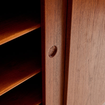 Rare Storage or Wardrobe Cabinet by Hans J. Wegner for Johannes Hansen