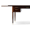 Walnut Desk with Drawers and Extension by Edward Wormley for Dunbar, 1950s