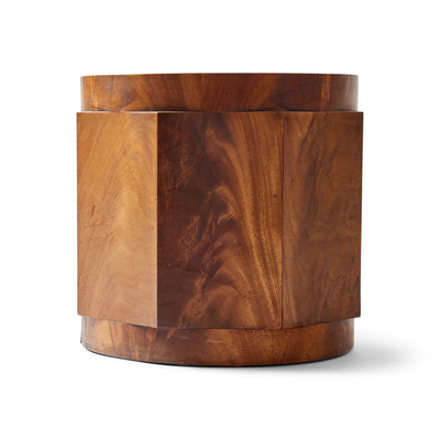 Faceted Column 1" Thick Glass Low Coffee Table by Edward Wormley for Dunbar