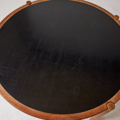 Reversible Top Low Table in Teak and Oak by Hans J. Wegner for Johannes Hansen