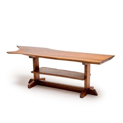 American Woodworker Two Level Walnut Table from USA