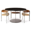 The ‘Gong’ Table in Blackened Steel by WYETH, Made to Order