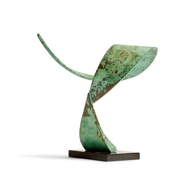 Bronze Abstract Sculpture by John David Ferguson, 1987