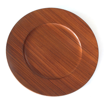 Stacking Turned Teak Plates by Jens H. Quistgaard for Kronjyden