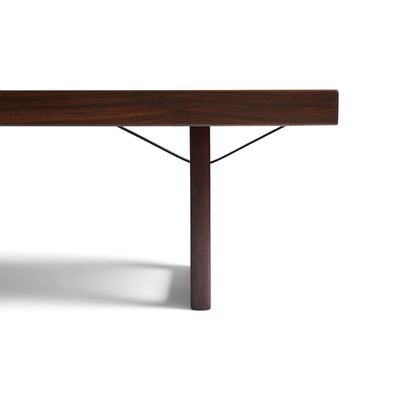 Rosewood Low Table Bench by Torbjorn Afdal for Bruksbo