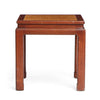 Mahogany and Cork End Table by Edward Wormley for Dunbar