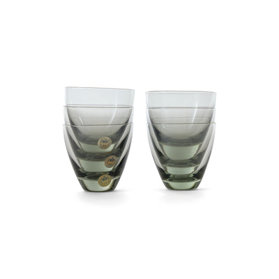 Vintage Smoke Glass Tumblers by Kastrup Holmegaard for Holmegaard