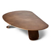 Chrysalis No. 1 Low Table in Natural Patinated Bronze by WYETH