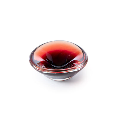 Rouge Blown Glass Bowl by Sven Palmquist for Orrefors, 1960s