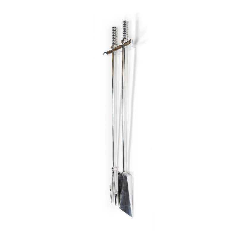 Wall Mounted Fireplace Tool Set Attributed to Eliel Saarinen