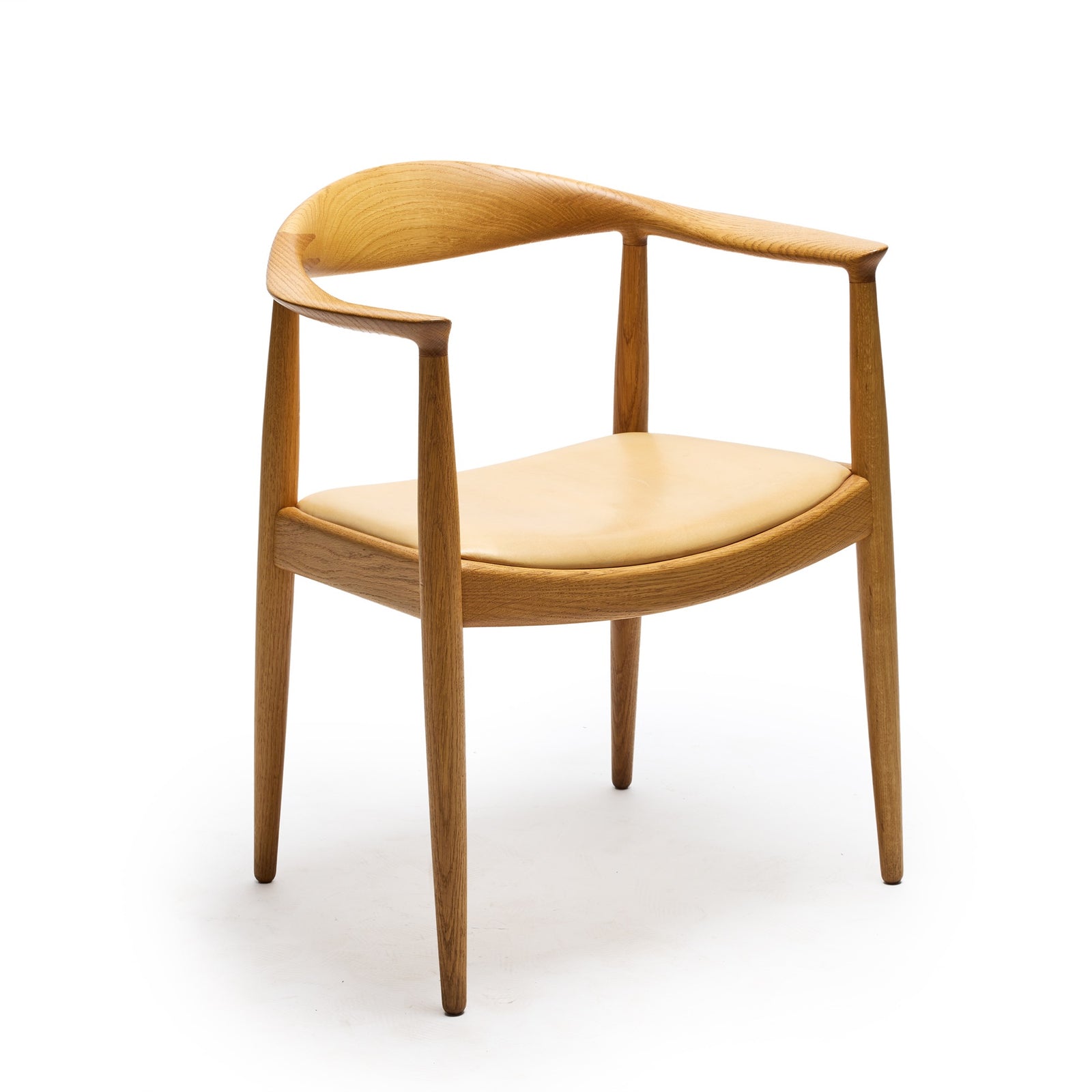 JH 713 Teak Dining Arm Chair by Hans J. Wegner for Johannes Hansen, 19 -  WYETH