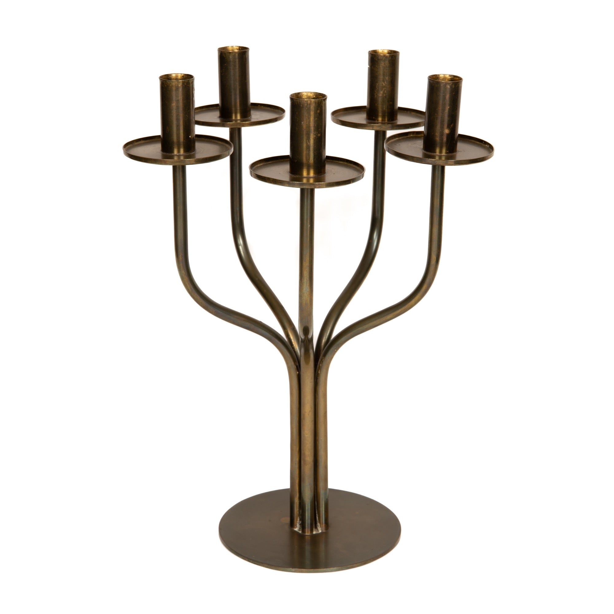 Brass Candleholder by Hayno Focken