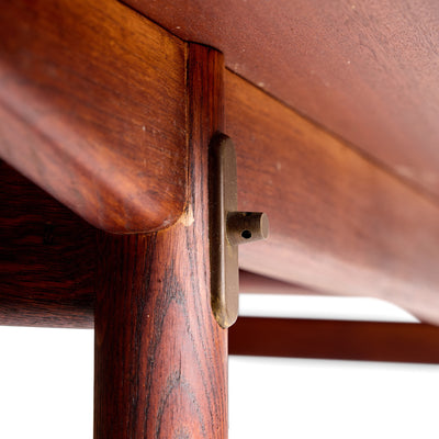 Teak and Oak Extension Dining Table by Hans J. Wegner for Johannes Hansen