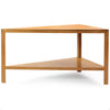 Impressive Two Tier Triangular Wedge Table by Edward Wormley for Dunbar