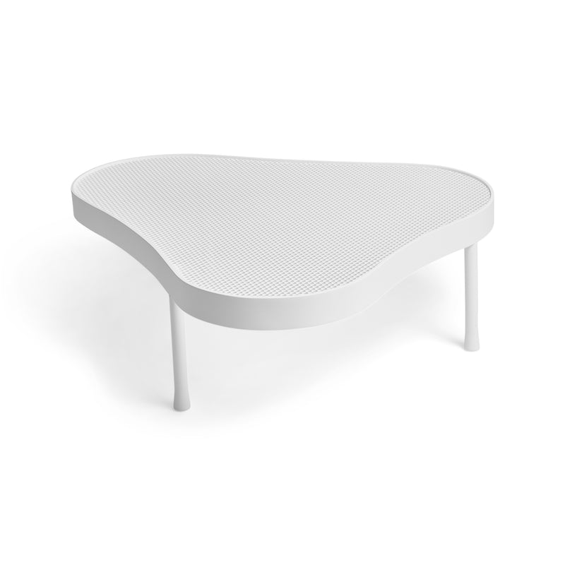 Original Biomorphic Low Table in White Steel by WYETH, Made to Order