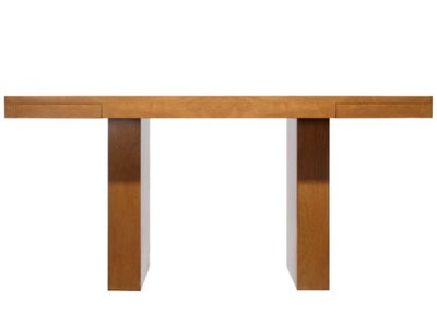 Double Drawer Slab Desk by Edward Wormley for Dunbar