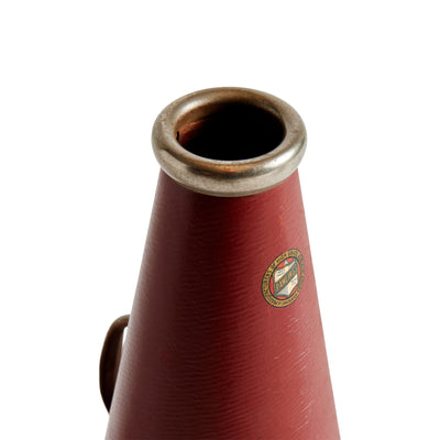 Vintage All-American Cheerleader’s Megaphone: A Crimson Icon of Americana for Rawlings Mfg. Co.