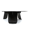 Chrysalis No. 1 Low Table in Blackened Steel with Zinc Finish by WYETH, Made to Order