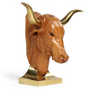 Carved Bull Sculpture from USA