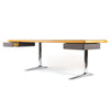 Custom Order Executive Desk and Wall Mounted Cabinet by Warren Platner for Knoll