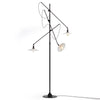 Adjustable 3 Arm Floor Lamp by O.C. White for O.C. White Co., 1900s