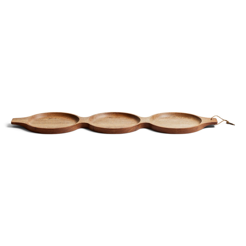 Triple Gourd Serving Tray by Th. Skjode Knudsen for Skjøde Skjern