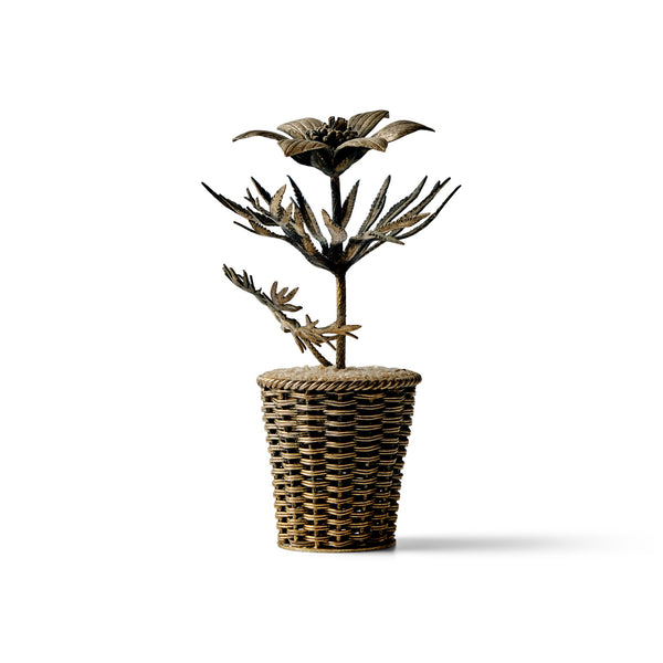 Sterling Flower Pot Sculpture by Janna Thomas for Tiffany - WYETH