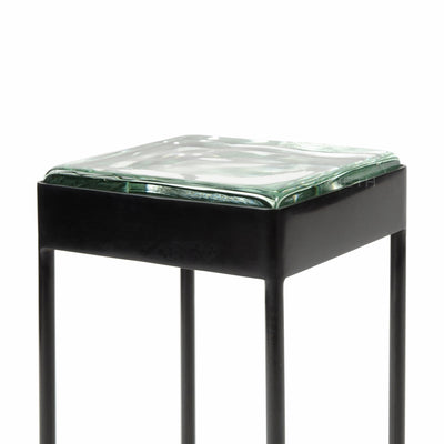 Glass Block Side Table by WYETH, Made to Order