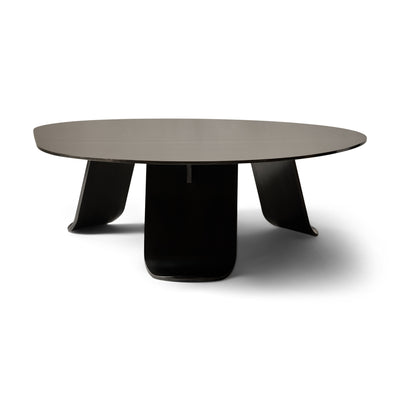 Chrysalis No. 2 Low Table in Blackened Steel by WYETH, Made to Order