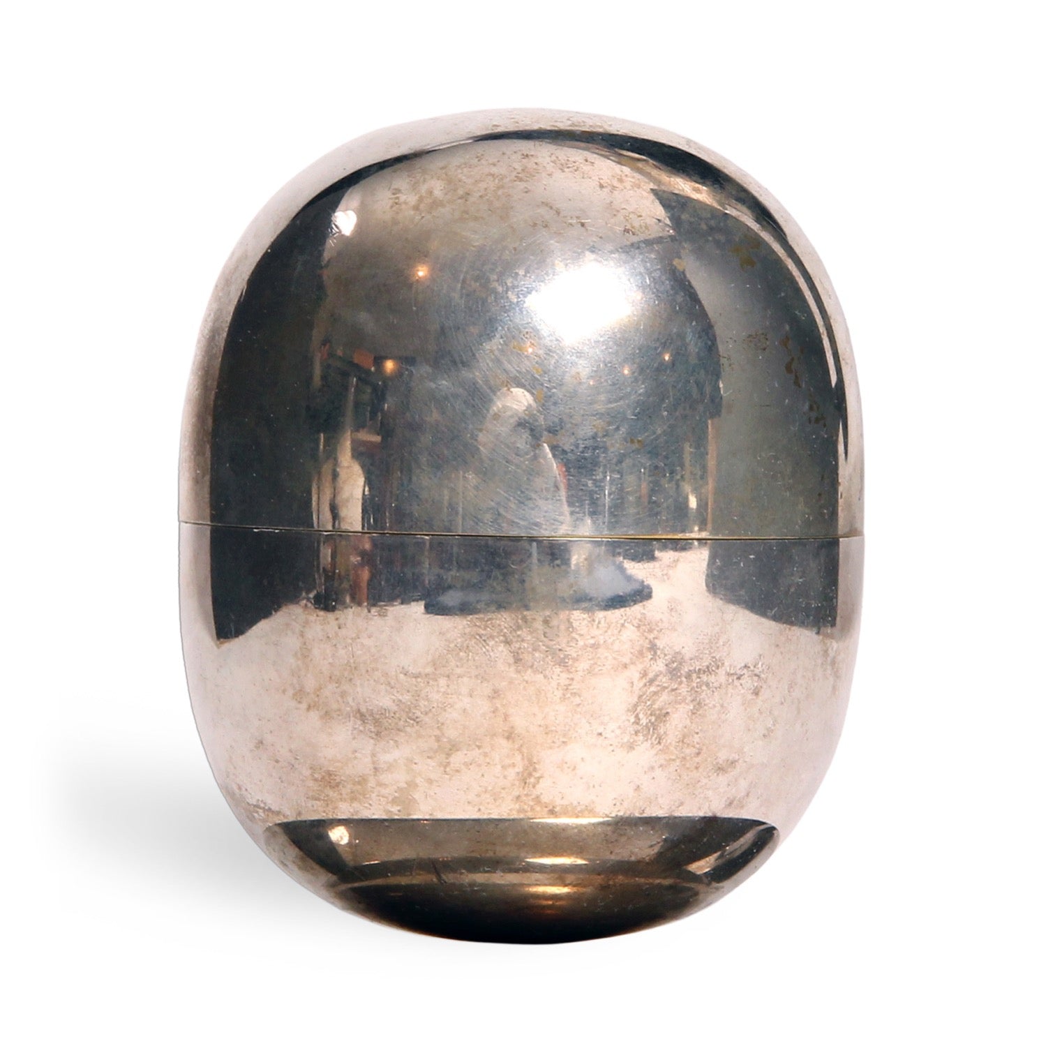 Silver Plated "Super Egg" by Piet Hein