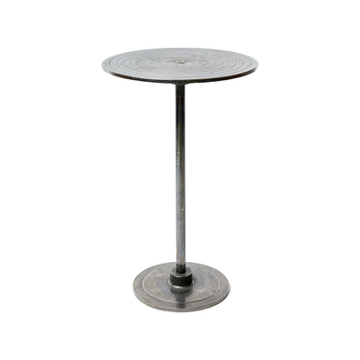 Bistro Table in Natural Steel by Unkown, 1920