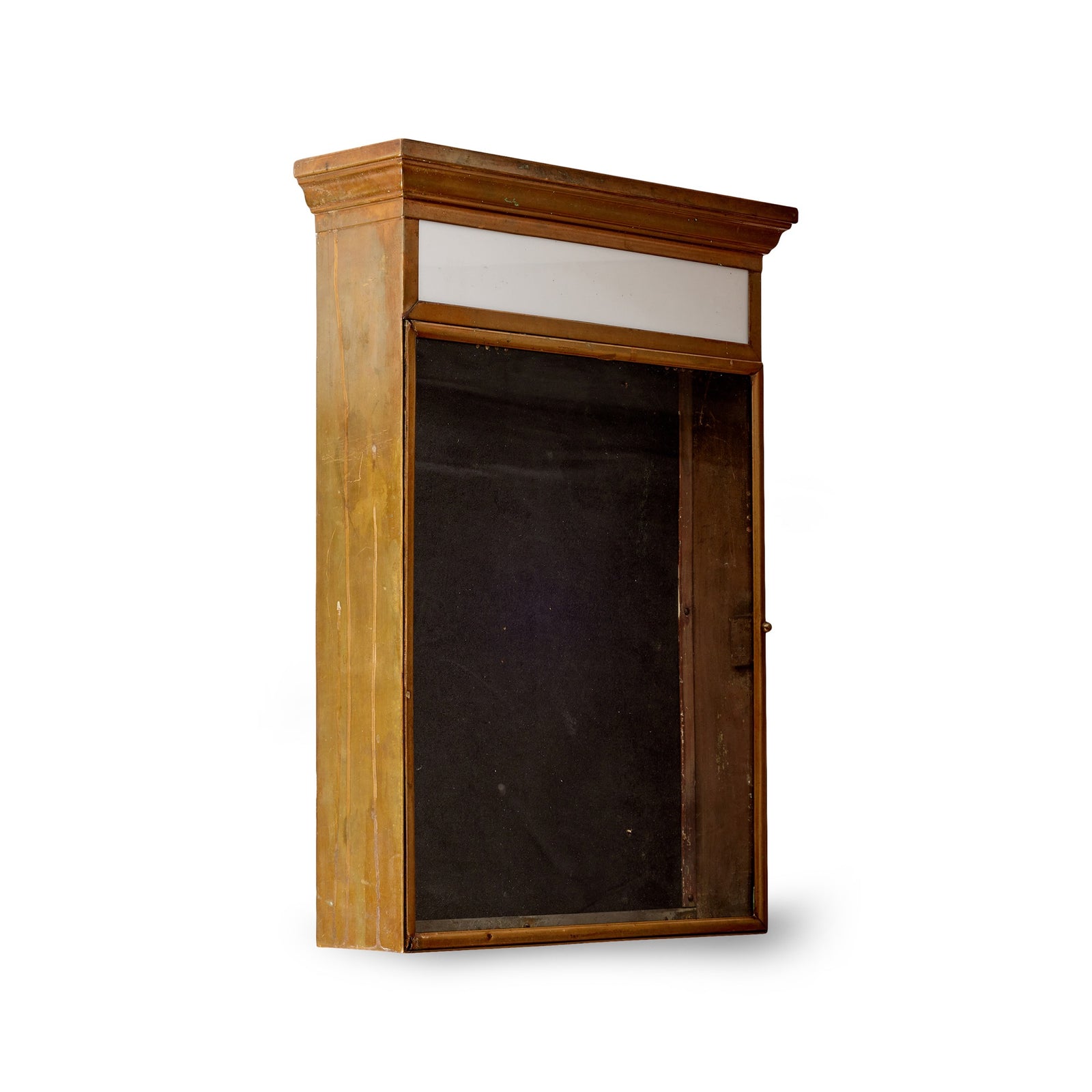 Illuminated Copper Vitrine