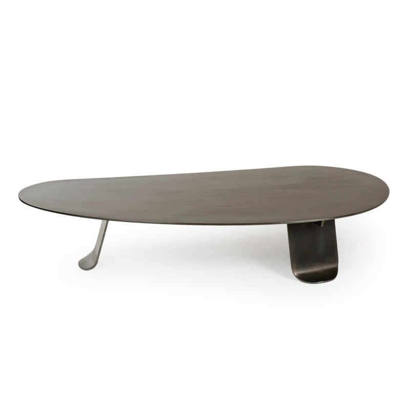 Chrysalis No. 1 Low Table in Blackened Steel by WYETH