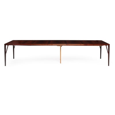 Cabinetmaker Made Rosewood Extension Dining Table by Vestergaard Jensen for Peder Pedersen, 1959