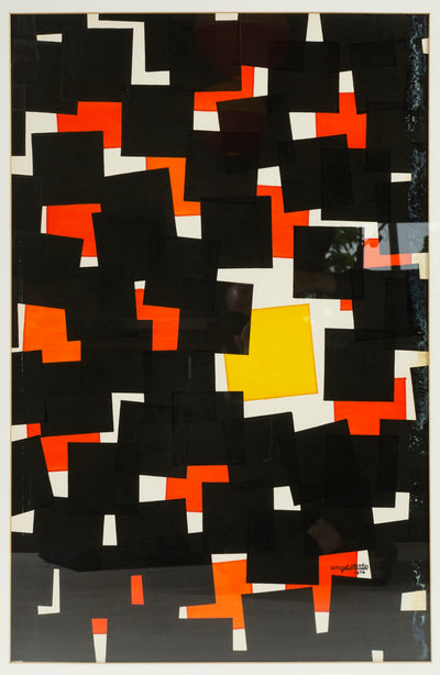 Limited Edition Abstract Print 76 by Angelo Testa, 1974