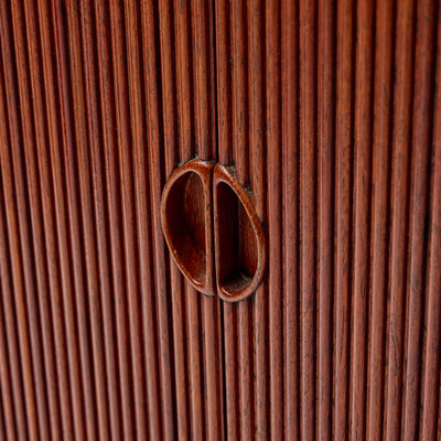 Tambour Cabinet by Peter Hvidt & Orla Mölgaard-Nielsen for Soborg Mobler