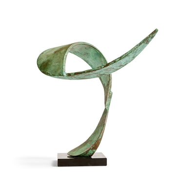 Bronze Abstract Sculpture by John David Ferguson, 1987