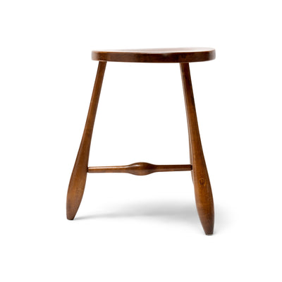 Three Legged Mortised & Tenon Stool for Hale of Vermont