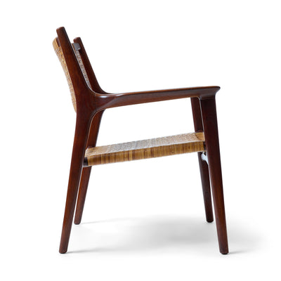 Caned Armchair by Hans J. Wegner for Johannes Hansen, 1950's