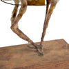 Wax and Wire Sculpture of Horse with saddle from USA