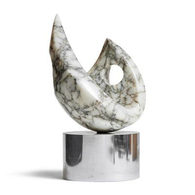 Organic Marble Sculpture by Victoria Blumberg