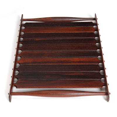 Slatted Rosewood Tray by Jens H. Quistgaard for Dansk Designs